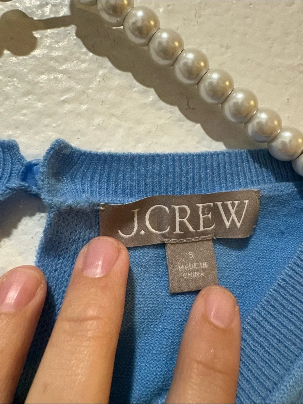 J. Crew small Cashmere Sweater Sleeveless Knit Shell in Sky Blue